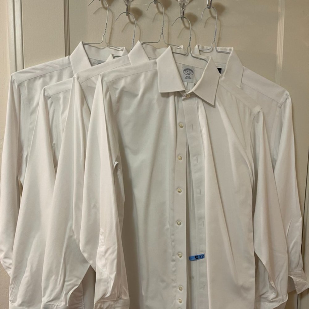 Brooks Brothers White Shirt Bundle - Size 15 - 33 Used, Great Condition